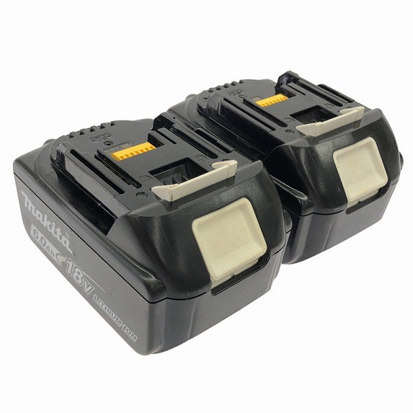 ☆中古美品2点☆makita マキタ 18V 6.0Ah 純正 リチウムイオンバッテリー BL1860B 残量表示付 リチウムイオン電池 蓄電池 充電池136882 - 3