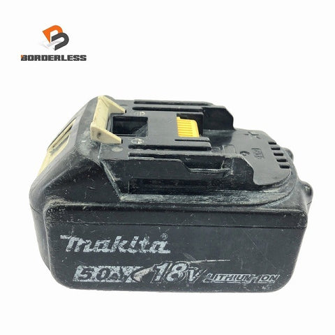 ☆中古品☆makita マキタ 18V 5.0Ah 純正 リチウムイオンバッテリー BL1850B 残量表示付 リチウムイオン電池 蓄電池 充電池123000