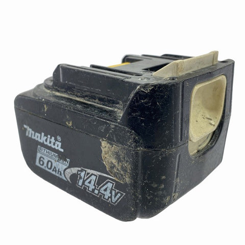 ☆中古品☆makita マキタ 14.4V 6.0Ah 純正 リチウムイオンバッテリー BL1460B 残量表示付 リチウムイオン電池 蓄電池 充電池129539 - 0