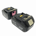 ☆中古品セット☆makita マキタ 14.4V 3.0Ah/18V 4.0Ah 純正リチウムイオンバッテリー BL1430+BL1840 LITHIUM-ION 雪/飛行機 116104 - 3
