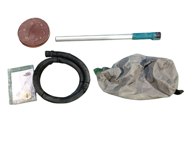 ☆中古品☆WALL SANDER 電動ドライウォールサンダー 100V ウォールポリッシングマシン 本体+パーツ+ケース 研磨機 ポールサンダー133348 - 9