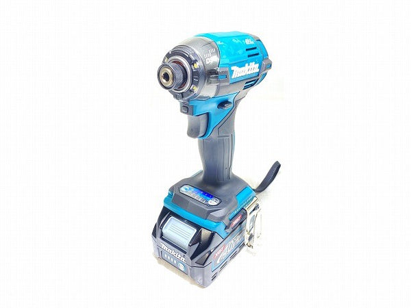 ☆未使用品☆ makita マキタ 40Vmax 充電式インパクトドライバ TD002GRDX バッテリー2個付き 充電器付き133154 - 4