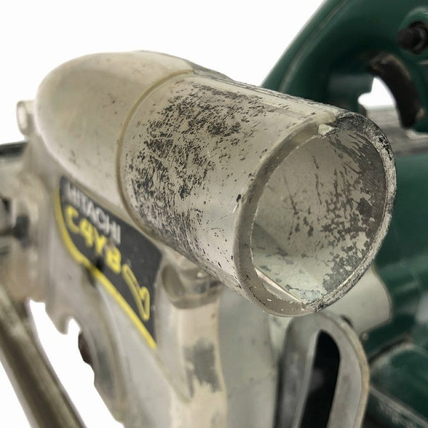 ☆中古品☆HITACHI 日立工機 100mm 集じん丸のこ C4YB 集塵 丸ノコ/マルノコ/丸鋸 電動工具 ※集じんノズル欠品133389 - 9