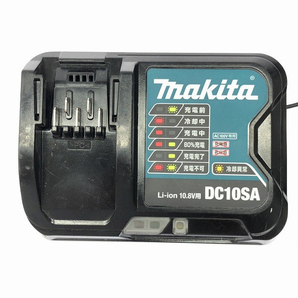☆中古品セット☆makita マキタ 10.8V 4.0Ah 純正 リチウムイオンバッテリー BL1040B スライド式 充電器 DC10SA リチウムイオン電池134971 - 6