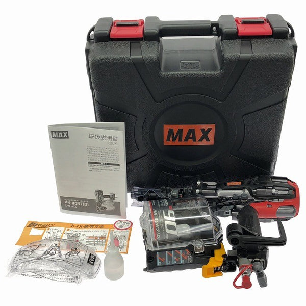 ☆未使用品☆MAX マックス 90mm 高圧釘打機スーパーネイラ HN-90N7(D)-G コイルネイラ 最新モデル 2026年6月発売134349 - 3