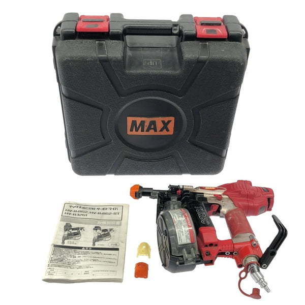 ☆中古品☆ MAX マックス 高圧ターボドライバー HV-R41G2 本体+パーツ+ケース ビス/ ねじ釘打ち/クギ118488 - 3
