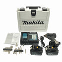 ☆中古品☆makita マキタ 18V 充電式インパクトドライバー TD149DRFXB 黒/ブラック バッテリ2個(3.0Ah) 充電器 ケース付120894 - 3