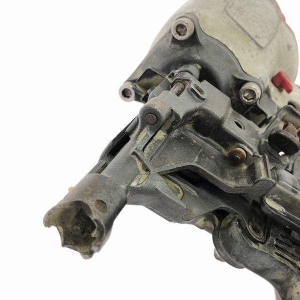☆中古品☆MAX マックス 常圧 コイルネイラ 型番不明 SK11 収納工具バック付き エア釘打ち機 エアツール 大工道具132926 - 6