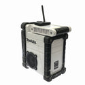 ☆中古品☆ makita マキタ 充電式ラジオ MR107 本体のみ 白/ホワイト 屋外作業 屋内作業 音楽 BGM 防災 電動工具 ※コメント必読 - 5