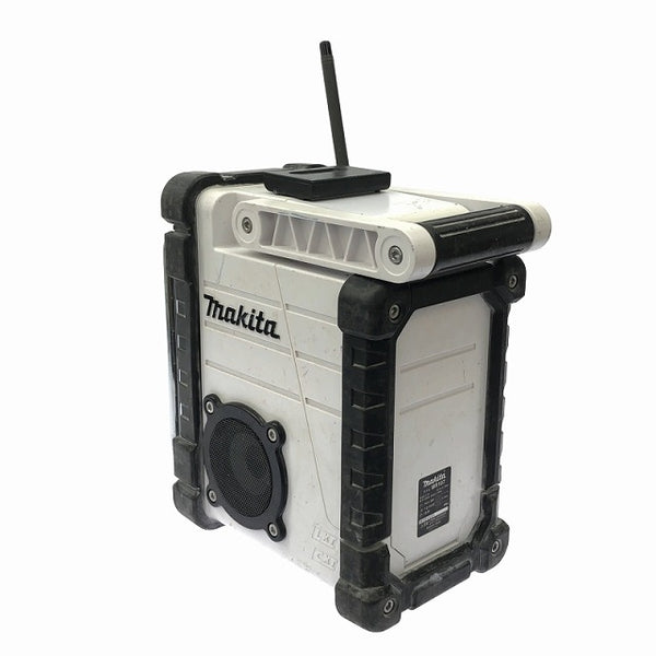 ☆中古品☆ makita マキタ 充電式ラジオ MR107 本体のみ 白/ホワイト 屋外作業 屋内作業 音楽 BGM 防災 電動工具 ※コメント必読 - 5
