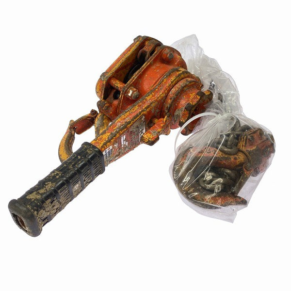 ☆中古品☆KITO キトー レバーブロック L5形 LB008 荷重0.8ton/800kg 揚程1.5m レバーホイスト ガッチャ131110 - 5