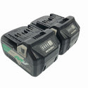 ☆中古品2点セット☆HiKOKI ハイコーキ 36V 2.5Ah 純正 マルチボルトバッテリー BSL36A18 リチウムイオンバッテリー 蓄電池137125 - 3