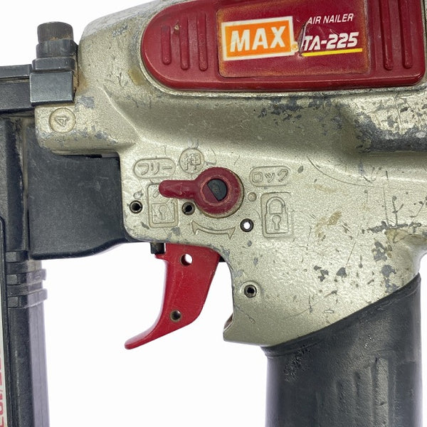 ☆中古品☆MAX マックス 常圧 ステープル用エアネイラ TA-225/1025J 幅10mm 長さ25mm エアタッカー エアータッカー エア工具114385 - 6