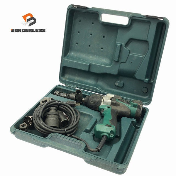 ☆中古品☆ HITACHI 日立工機 100V 50/60Hz 14mm インパクトレンチ WR14VB ケース付 コード式 電動工具 おまけ付♪136688 - 1
