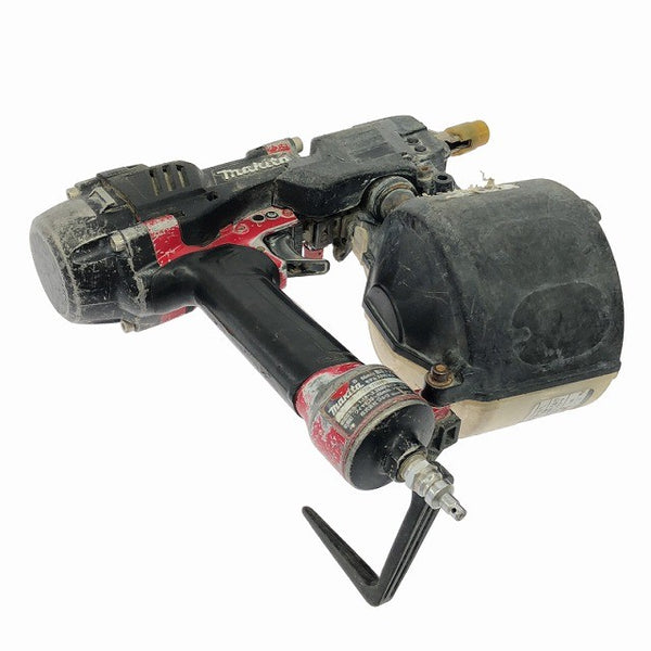 【送料無料☆彡ジャンク品※釘が出る】makita マキタ 65mm 高圧 エア釘打機 AN636H 赤/レッド コイルネイラ エアーツール130372 - 4