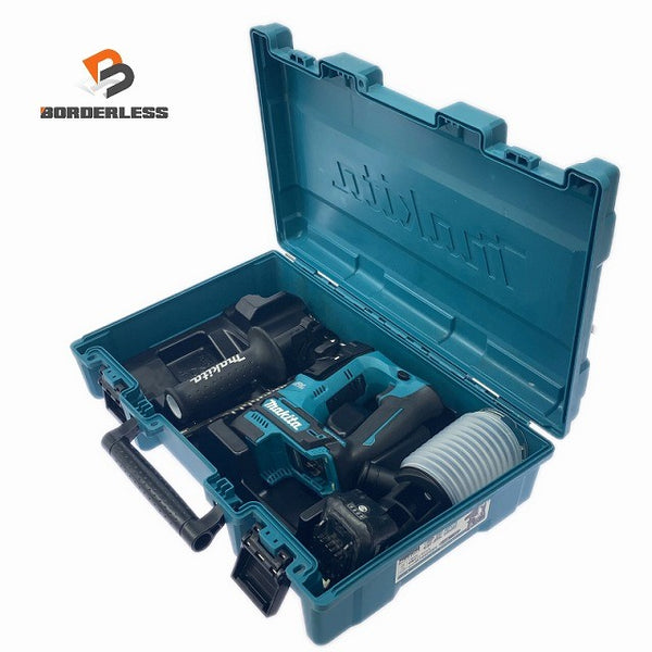 ☆中古美品☆makita マキタ 10.8V 16mm 充電式ハンマドリル HR166D バッテリー1個(4.0Ah) 集じんカップ ケース付 ハンマードリル130928 - 1