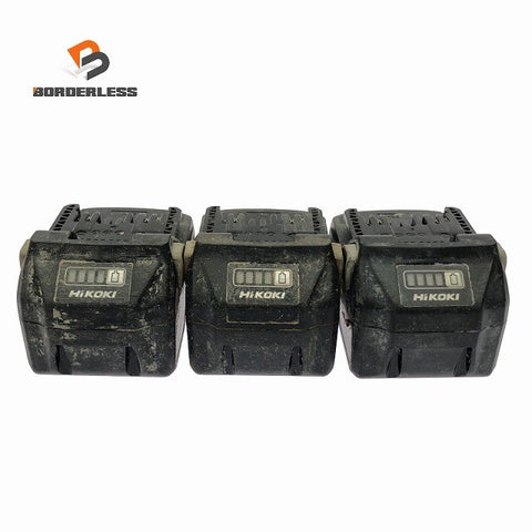 ☆中古品3個セット☆HiKOKI ハイコーキ 36V マルチボルトバッテリー BSL36A18×3 蓄電池 リチウムイオンバッテリー135050