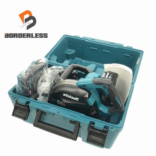 ☆未使用品☆makita マキタ 40Vmax 185mm 充電式チップソーカッター CS001GRMX バッテリ2個(4.0Ah) 充電器 ケース付119272 - 1