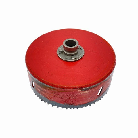 ☆中古品☆MIYANAGA ミヤナガ 宮永 バイメタルホールソー カッター SLPM120 刃先径120mm エスロック プラマス用 ホルソー124949 - 0