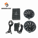 ☆美品☆ICEMAN アイスマン HV24Vバッテリー KBT24V-5000W HV24Vファン DF24V-BK-SET 空調作業服 Y's GODJAPAN 山真製鋸(株) - 1