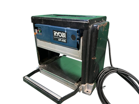 ☆中古品☆RYOBI リョービ 100V 自動カンナ AP-10N コード式 自動かんな 電動カンナ プレーナー 木材加工 切削 大工道具127278 - 0