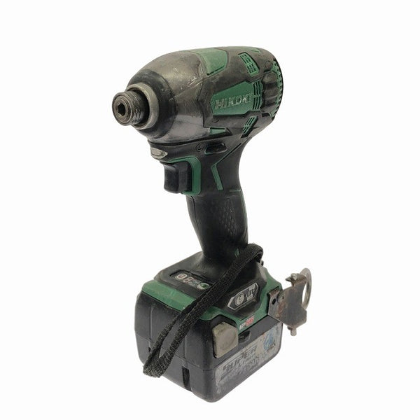 ☆中古品☆ HITACHI 日立工機 18V コードレスインパクトドライバー WH18DDL2 バッテリ2個(14.4V 6.0Ah)充電器+ケース 充電式122761 - 4