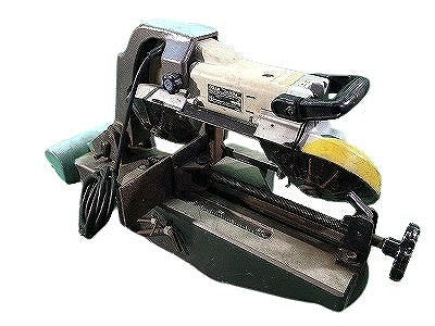 ☆中古品☆HITACHI 日立工機 100V 120mm ロータリーバンドソー CB12VA2 ライト付き 帯鋸切断機 鉄工 金属加工 116052116052 - 4