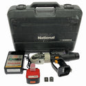 ☆中古品☆National ナショナル 12V 充電圧着器 EZ3902 バッテリ1個(12V2.0Ah) 充電器 ケース 充電式 圧着機 圧着工具 松下電工136315 - 3