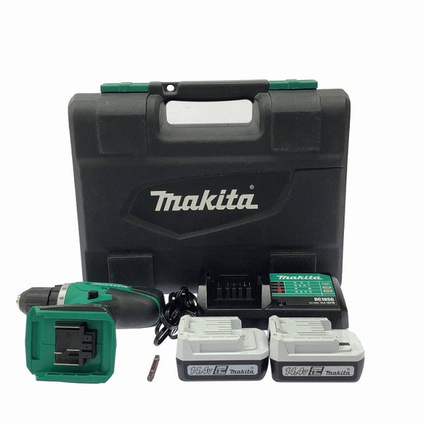 ☆中古品☆makita マキタ 14.4V 充電式ドライバドリル MDF347DS バッテリー2個(1.5Ah)充電器 ケース付き DIY用 ドリルドライバー134058 - 3