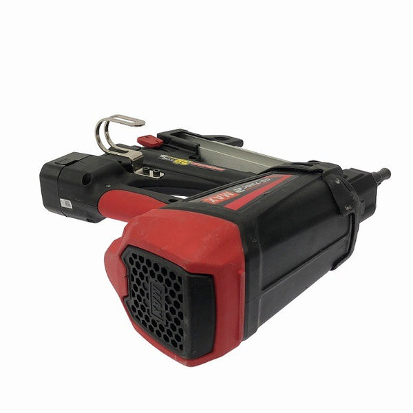 ☆比較的綺麗☆MAX マックス ガスネイラ GS-738C2 バッテリ2個(6V1.5Ah) 充電器 ケース付 充電式 ガス式鋲打ち機 ガスピンネイラ129592 - 6