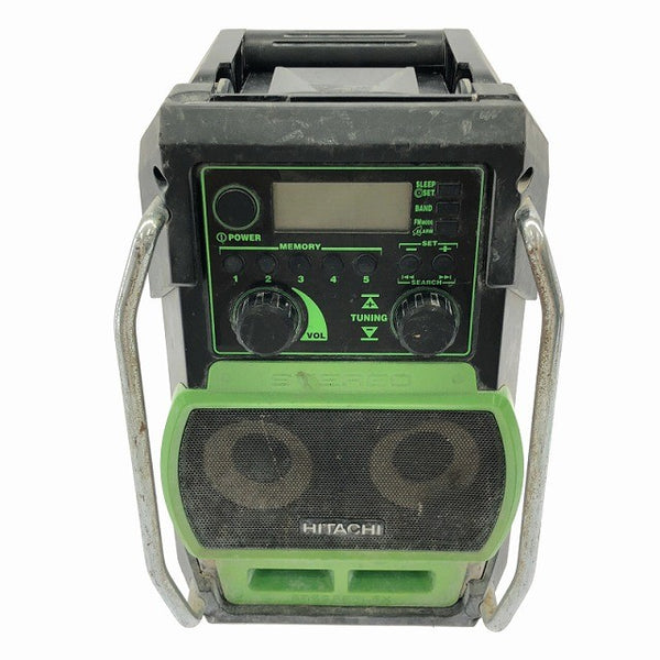 ☆中古品☆HITACHI 日立工機 9.6～18V コードレスラジオ UR18DSL バッテリ1個(BSL1430)付 防災 キャンプ アウトドア131951 - 6