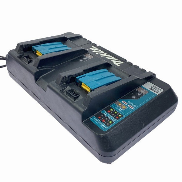 ☆比較的綺麗です☆makita マキタ 18V 純正リチウムイオンバッテリー BL1860B×2  2口急速充電器 DC18RD 合計3点セット118108 - 4