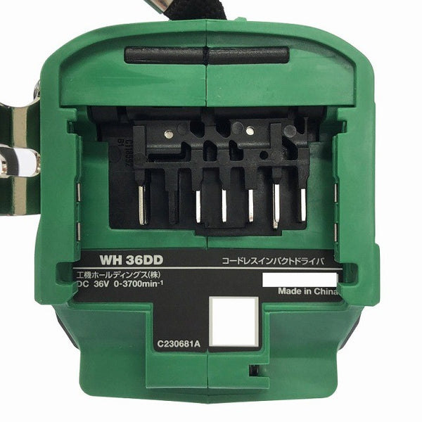 ☆未使用品☆HiKOKI ハイコーキ 36V コードレスインパクトドライバ WH36DD(XPLSZ) バッテリー1個(BSL36A18BX) 充電器 ケース付127949 - 8