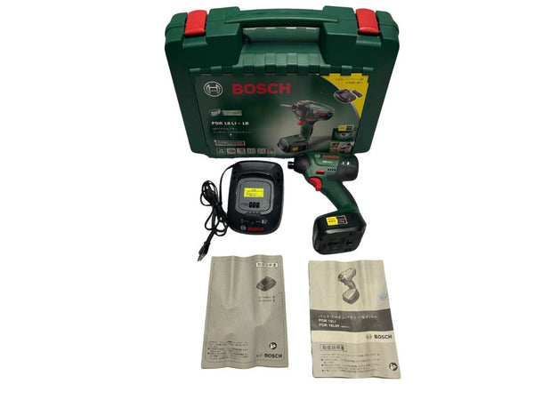 ☆美品☆BOSCH ボッシュ バッテリーインパクトドライバー PDR18LI  18V2.5Ah バッテリ×1 充電器付属133283 - 3