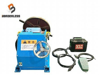 ☆中古品☆マツモト機械 ポジショナー PS-2X-10 溶接回転台 溶接機 フットスイッチ チャック スピードコントローラー付115530