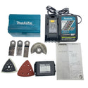 ☆中古品☆makita マキタ 18V 充電式マルチツール TM51D バッテリー(18V 6.0Ah) 充電器 アタッチメント ケース付き118107 - 10