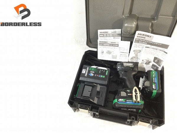 ☆未使用品☆ HIKOKI ハイコーキ 36V インパクトドライバー WH36DD(2XHBSZ) 黒/ストロングブラック Bluetooth対応 フルセット123976 - 1