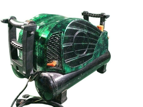 ☆比較的綺麗☆【限定色♪】MAX マックス 100V 11L 高圧スーパーエアコンプレッサ AK-HH1270E3/AK-HH1270EⅢ ガイアフォレスト - 4