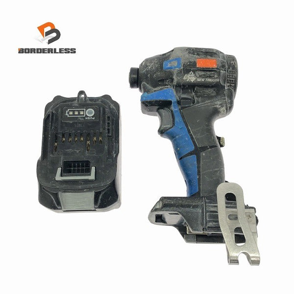 ☆中古品☆MAX マックス 14.4V/18V 充電式インパクトドライバー PJ-ID152 バッテリ1個(18V5.0Ah)付 ブラシレス コードレス125617 - 1