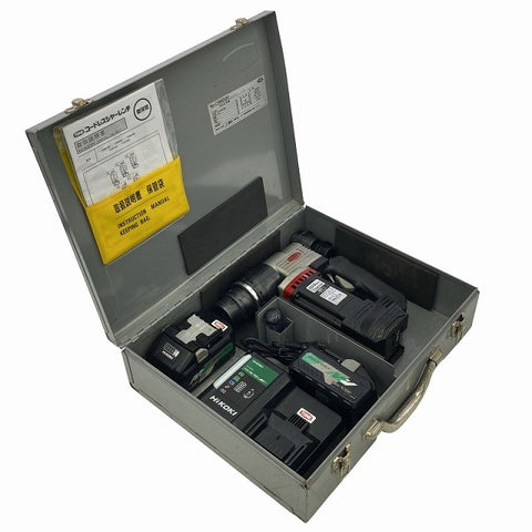 ☆中古品☆TONE トネ 36V コードレスシャーレンチ CSM220 マルチボルトバッテリー2個(BSL36B18)充電器 ケース付 充電式シャーレンチ128326 - 0