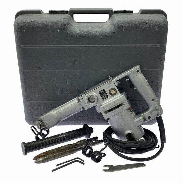 ☆中古品☆RYOBI リョービ 100V コンクリートハンマー CH420A 本体+ケース 電動ハンマー チッパー はつり ハツリ 斫り おまけ付♪127796 - 3
