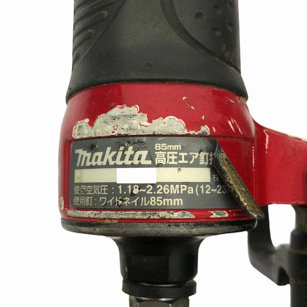 ☆中古品☆ makita マキタ 85mm 高圧 エア釘打機 AN810H エア工具 エアツール くぎ打ち機 釘打ち機 - 8