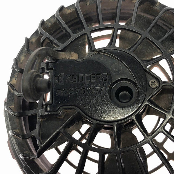 ☆中古品セット☆BURTLE バートル 19V エアークラフト専用バッテリー2個 AC360 ファンユニット AC371 空調作業服 京セラ130005 - 8