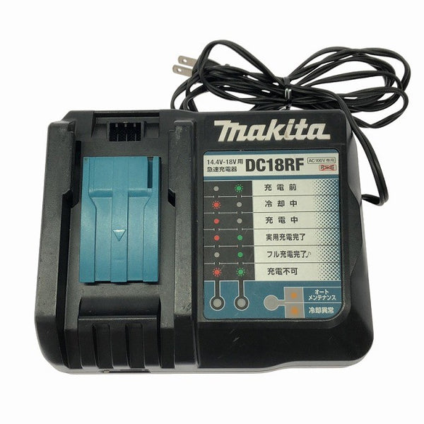 ☆中古品セット☆ makita マキタ 18V 6.0Ah 純正リチウムイオンバッテリー BL1860B 急速充電器 DC18RC131496 - 9
