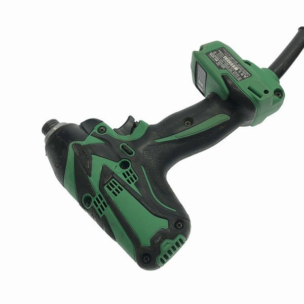 ☆中古品☆HITACHI 日立工機 100V インパクトドライバー WH12VE 緑/グリーン ケース付 コード式 電動工具 - 7