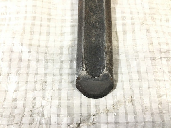 ☆中古品3本セット☆大内 追い入れ鑿2本 1寸4分 8分 外丸鑿 8分 追入れ鑿 追入れノミ 追入れのみ 叩き鑿 叩きノミ 大工道具131765 - 3