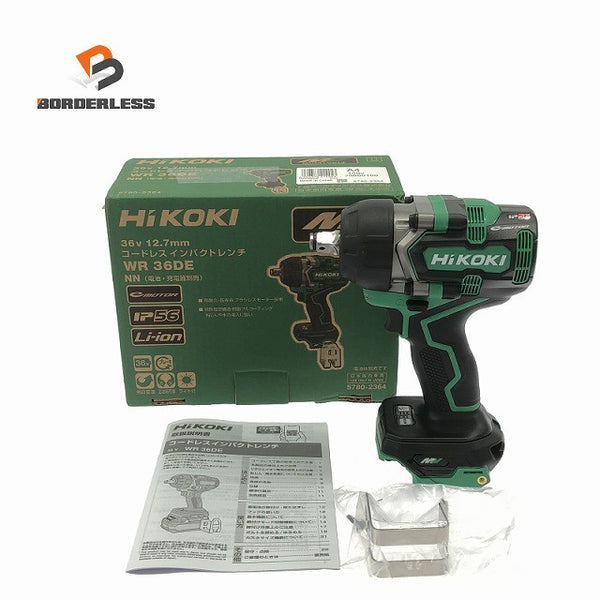 ☆未使用品☆HiKOKI ハイコーキ 36V 12.7mm コードレスインパクトレンチ WR36DE(NN) 本体のみ 充電式 電動工具 締め付け128999 - 1