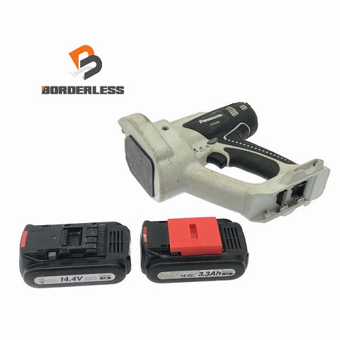 ☆中古品☆Panasonic パナソニック 14.4V 充電全ネジカッター EZ4540 バッテリ2個(3.3Ah 3.0Ah) 充電式 全ねじカッター114475