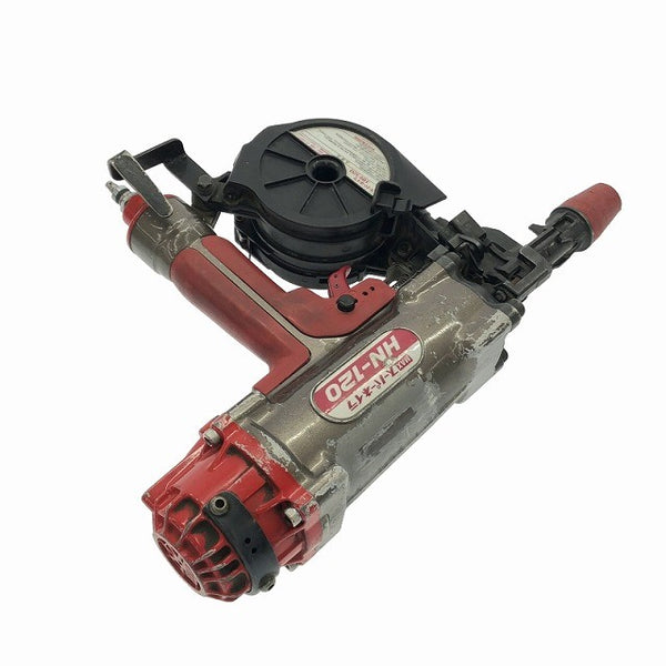 ☆中古品☆MAX マックス 65mm 高圧 コンクリートピンネイラ HN-120 ケース付 コンクリート用 ピンタッカー ピン釘打機 ピン打機 - 6