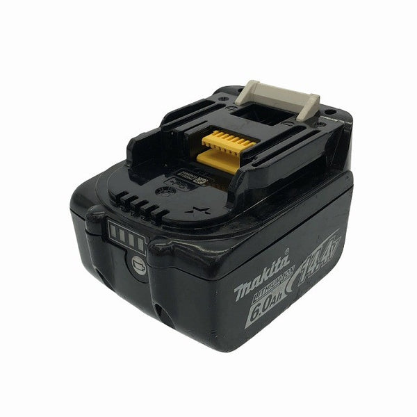 ☆比較的綺麗です☆makita マキタ 14.4V 6.0Ah 純正 リチウムイオンバッテリー BL1460B 残量表示付 充電回数5回 リチウムイオン電池 116673 - 4